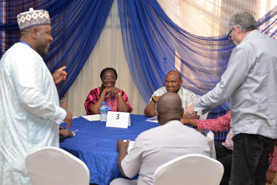 Group discussion during the SATH regional workshop